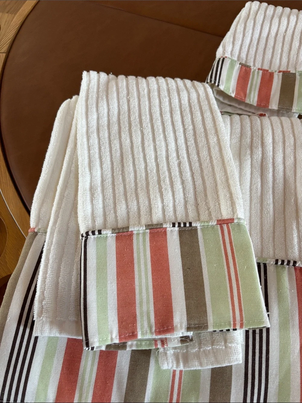 Striped towel set by Colordrift nautical